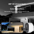 Tuya Night Vision Intelligent Spotlight Battery Wi -Fi Câmera